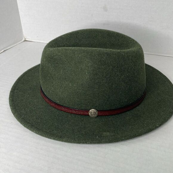 Stetson olive green wool Cromwell hat NWOT - Picture 3 of 10